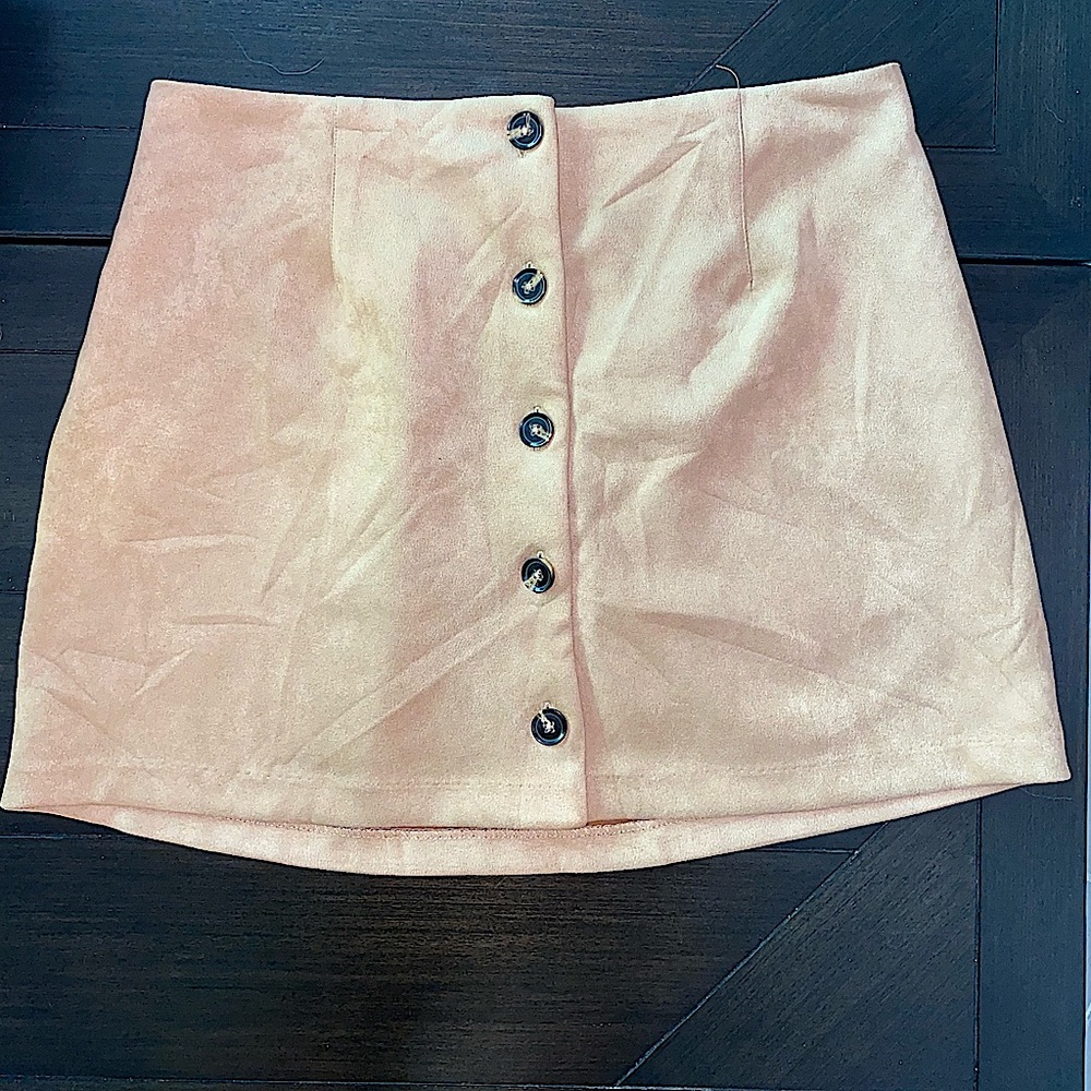 Velvet brown skirt